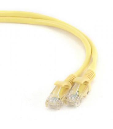 CABLE RED GEMBIRD UTP CAT5E 1M AMARILLO - Imagen 1