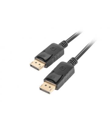 CABLE LANBERG DISPLAYPORT MACHO MACHO 4K NEGRO 1.8M - Imagen 1