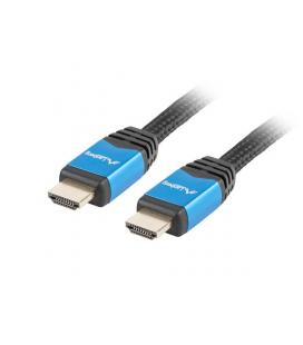 CABLE HDMI LANBERG MACHO/MACHO V2.0 CU 4K PREMIUM 3M NEGRO - Imagen 1