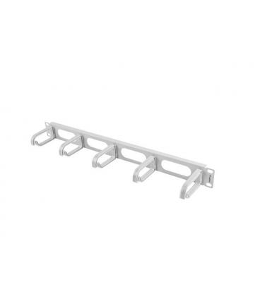 ORGANIZADOR DE CABLES LANBERG 5 ANILLAS PLASTICO 1U TIPO B RACK 19 GRIS - Imagen 1