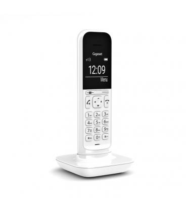 TELEFONO GIGASET CL390 INALAMBRICO ANALOGICO BLANCO IDENTIFICADOR LLAMADA - Imagen 1