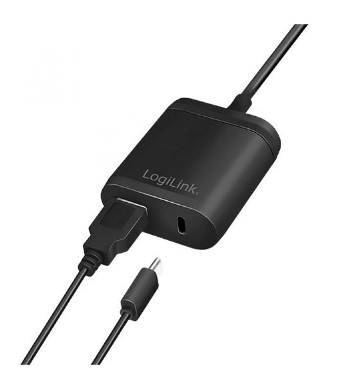 Contact Cargador de Coche USB 2.0 + USB-C 15.5W Negro