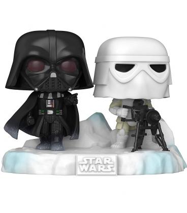 Funko pop deluxe star wars darth vader & stormtrooper diorama invernal exclusivo 46618 - Imagen 1