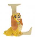 Figura enesco disney la dama y el vagabundo lady letra l - Imagen 1