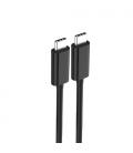 Ewent EC1035 cable USB 1 m USB 2.0 USB C Negro - Imagen 1