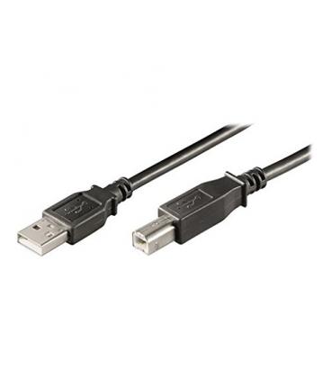 Ewent EW-UAB-050 cable USB 5 m USB 2.0 USB A USB B Negro - Imagen 1