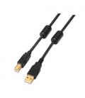 AISENS A101-0009 cable USB 2 m USB 2.0 USB A USB B Negro - Imagen 4