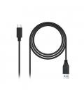 CABLE USB(A) 3.1 A USB(C) 3.1 NANOCABLE 1.5M NEGRO - Imagen 2