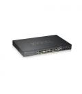 Zyxel GS1920-24HPV2 Gestionado Gigabit Ethernet (10/100/1000) Energía sobre Ethernet (PoE) Negro - Imagen 2