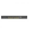 Zyxel GS1920-24HPV2 Gestionado Gigabit Ethernet (10/100/1000) Energía sobre Ethernet (PoE) Negro - Imagen 3