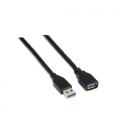 AISENS A105-0041 cable USB 1 m USB 3.2 Gen 1 (3.1 Gen 1) USB A Negro - Imagen 3