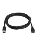 AISENS A105-0041 cable USB 1 m USB 3.2 Gen 1 (3.1 Gen 1) USB A Negro - Imagen 4