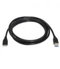 AISENS A105-0043 cable USB 1 m USB 3.2 Gen 1 (3.1 Gen 1) USB A Micro-USB B Negro - Imagen 6