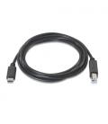 AISENS A107-0053 cable USB 1 m USB 2.0 USB C USB B Negro - Imagen 5