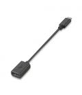 AISENS A107-0059 cable USB 0,15 m USB 2.0 USB C USB A Negro - Imagen 3