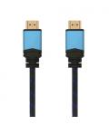 AISENS CABLE HDMI V2.0 PREMIUM ALTA VELOCIDAD / HEC 4K@60HZ 18GBPS, A/M-A/M, NEGRO/AZUL, 2.0M - Imagen 3