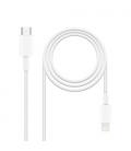 TooQ 10.10.0601 cable de conector Lightning 1 m Blanco - Imagen 2