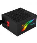 Aerocool LUX RGB 550M unidad de fuente de alimentación 550 W 20+4 pin ATX Negro - Imagen 2