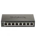 D-Link DGS-1100-08V2 switch Gestionado Gigabit Ethernet (10/100/1000) Negro - Imagen 2