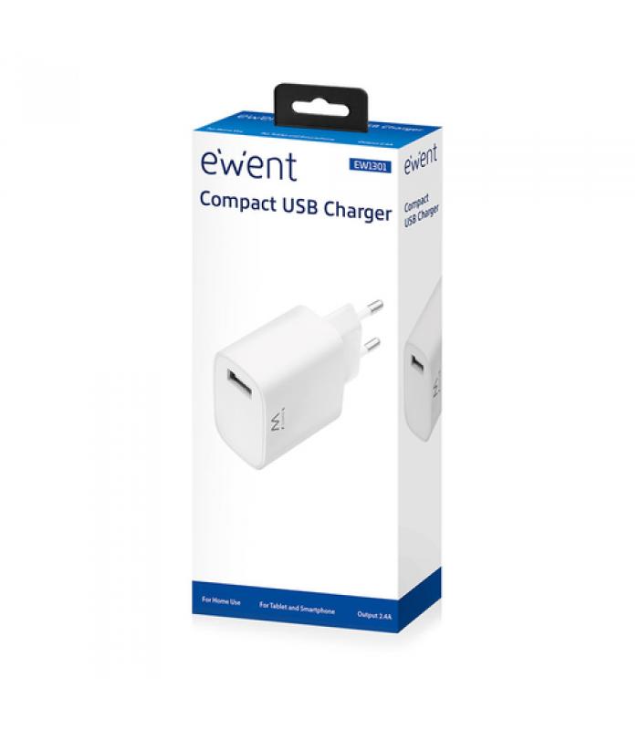 EWENT ADAPTADOR UNIVERSAL DE VIAJE+2USB Y 3USB-C