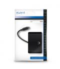 Ewent EW9827 hub de interfaz USB 3.2 Gen 1 (3.1 Gen 1) Type-C 5000 Mbit/s Negro - Imagen 5