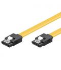 Ewent 0.5m, 6GBs, SATA 3 cable de SATA 0,5 m SATA 7-pin Negro, Amarillo - Imagen 3