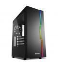 CAJA SHARKOON RGB SLIDER ATX 2XUSB3.0 2XUSB2.0 SIN FUENTE NEGRO - Imagen 2