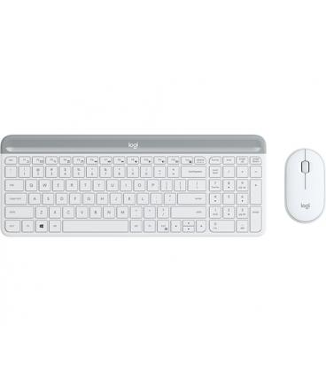 Logitech MK470 Tecl+Ratón Wireless Advanced White