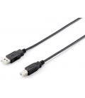 Equip 128860 cable USB 1,8 m USB 2.0 USB A USB B Negro - Imagen 2