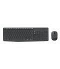 Logitech MK235 teclado RF inalámbrico QWERTY Internacional de EE.UU. Gris - Imagen 2