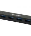 Equip 128954 hub de interfaz USB 3.2 Gen 1 (3.1 Gen 1) Type-C 5000 Mbit/s Negro - Imagen 4