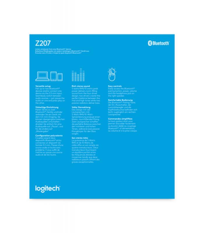Logitech Z207 Altavoces Bluetooth 2.0