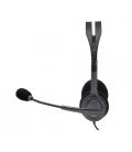 Logitech H111 Auriculares Diadema Conector de 3,5 mm Gris - Imagen 10