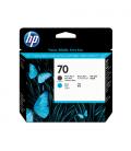 HP Cabezal de impresión DesignJet 70 cian/negro mate - Imagen 2