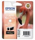 Epson Flamingo Cartucho T0870 optimizador de brillo - Imagen 3