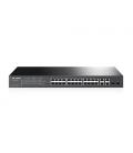 TP-LINK T1500-28PCT Gestionado L2 Fast Ethernet (10/100) Energía sobre Ethernet (PoE) 1U Negro - Imagen 2