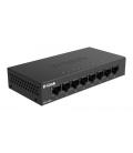 D-Link DGS-108GL No administrado Gigabit Ethernet (10/100/1000) Negro - Imagen 3