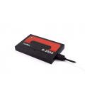 CoolBox SlimChase R-2533 Carcasa de disco duro/SSD Negro, Rojo 2.5" - Imagen 3