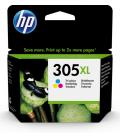 HP Cartucho de tinta Original 305XL de alta capacidad tricolor - Imagen 2