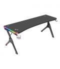 Mars Gaming MGDXLRGB Mesa Gaming Ergonómica RGB Negro Grande - Imagen 1