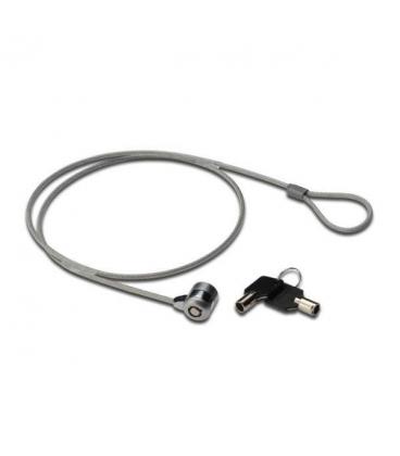 CABLE SEGURIDAD PARA PORTATIL NILOX CON LLAVE 1,8M - Imagen 1