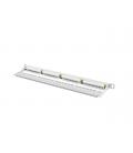 PATCH PANEL LANBERG CAT.6 UTP 24 PUERTOS 0.5U RACK 19 GRIS - Imagen 1