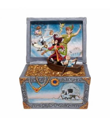 Figura enesco disney peter pan cofre del tesoro peter pan garfio & compañia - Imagen 1