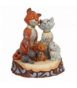 Figura enesco disney familia aristogatos - Imagen 1