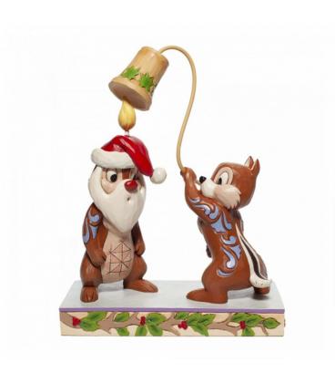 Figura enesco disney chip & dale version navideña - Imagen 1