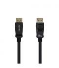 AISENS Cable Displayport Certificado V1.4 8k@60hz, DP/M-DP/M, Negro, 1.0m - Imagen 1