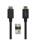 AISENS Cable HDMI V2.1 Ultra Alta Velocidad / HEC 8k@60Hz 48Gbps, A/M-A/M, Negro, 0.5m - Imagen 2