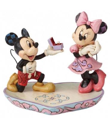 Figura enesco disney tradiciones mickey & minnie pedida de mano - Imagen 1