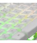 Pack Gaming Mars Gaming MCPX/ Teclado H-MECH + Ratón Óptico + Alfombrilla/ Blanco