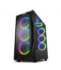 CAJA ATX SHARKOON REV300 2XUSB3.0 RGB SIN FUENTE NEGRO - Imagen 1